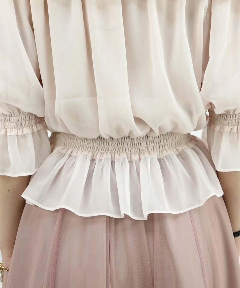 light pink / 165cm / オフショルダーにした場合