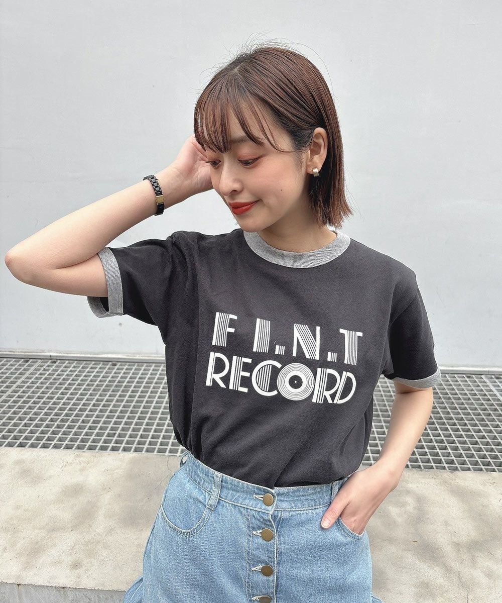 □RECORDプリントリンガーT/F i.n.t [49AI02h007] | F i.n.t公式通販サイト