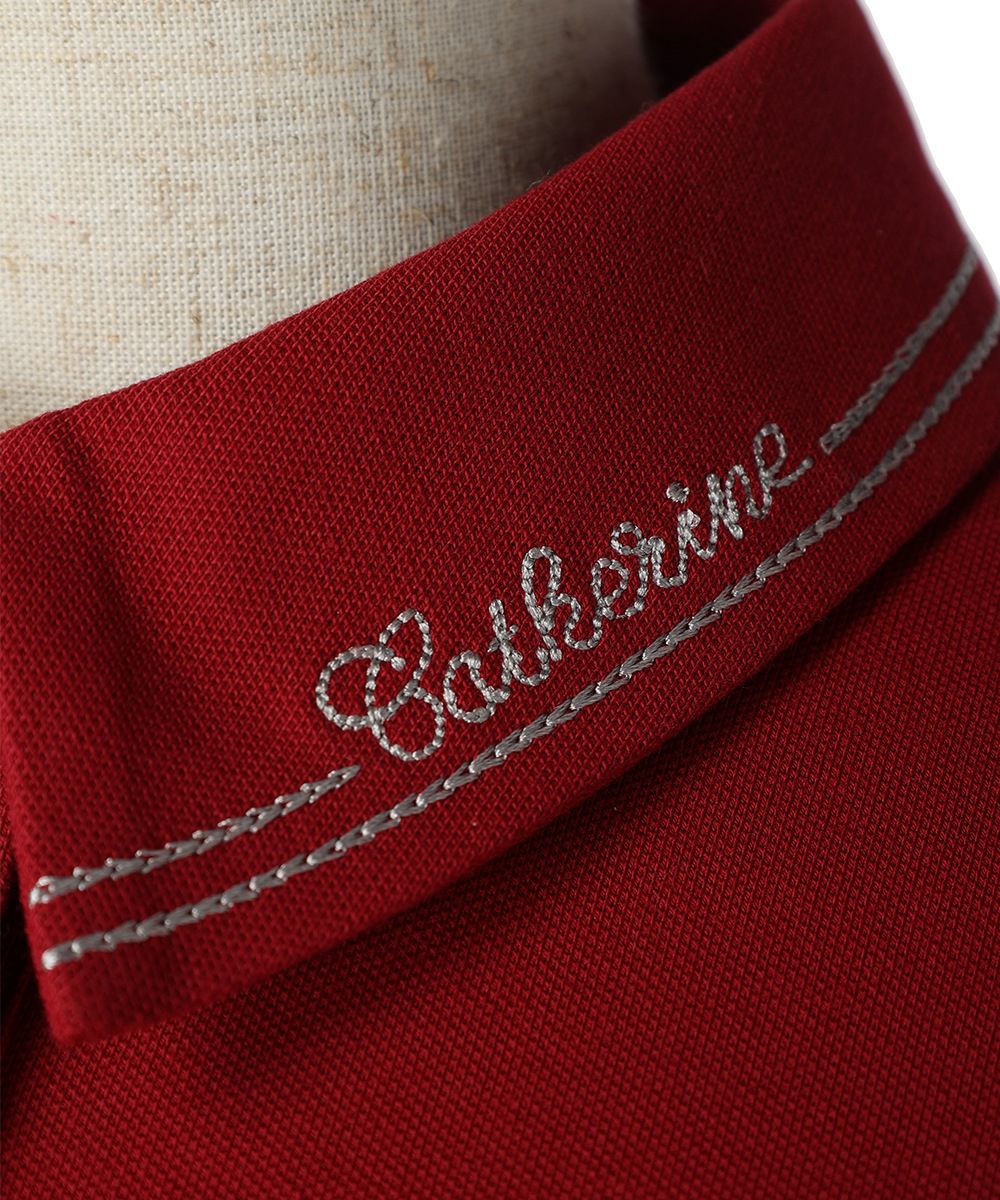 □チェーンステッチロゴ刺繍ポロシャツ/F i.n.t [49AI07h005] | F