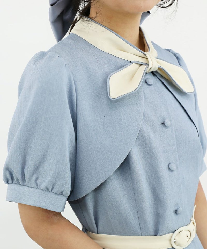 light blue×white / 150cm