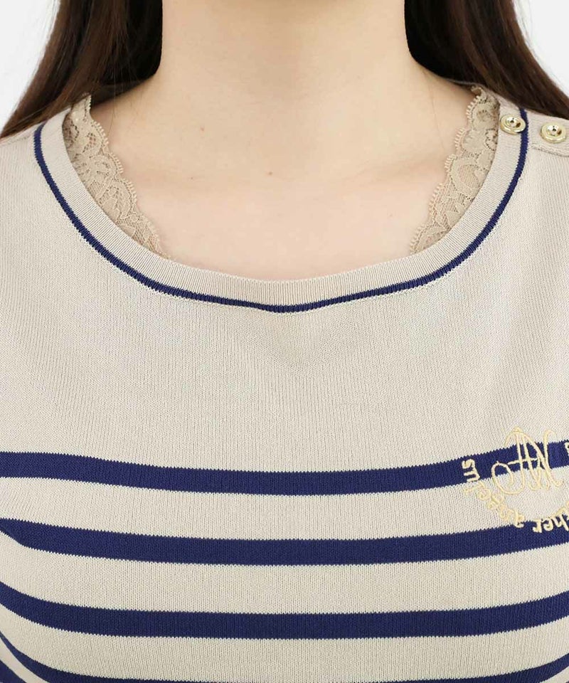 blue / 153cm / レースインナーとのレイヤード