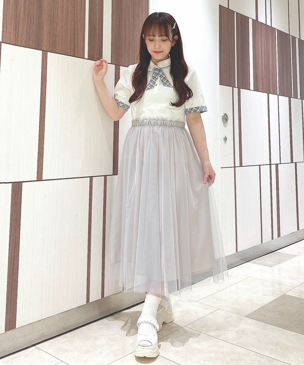 □フリルサスペンダー付きチュールスカート/F i.n.t [50AG05q013] | F