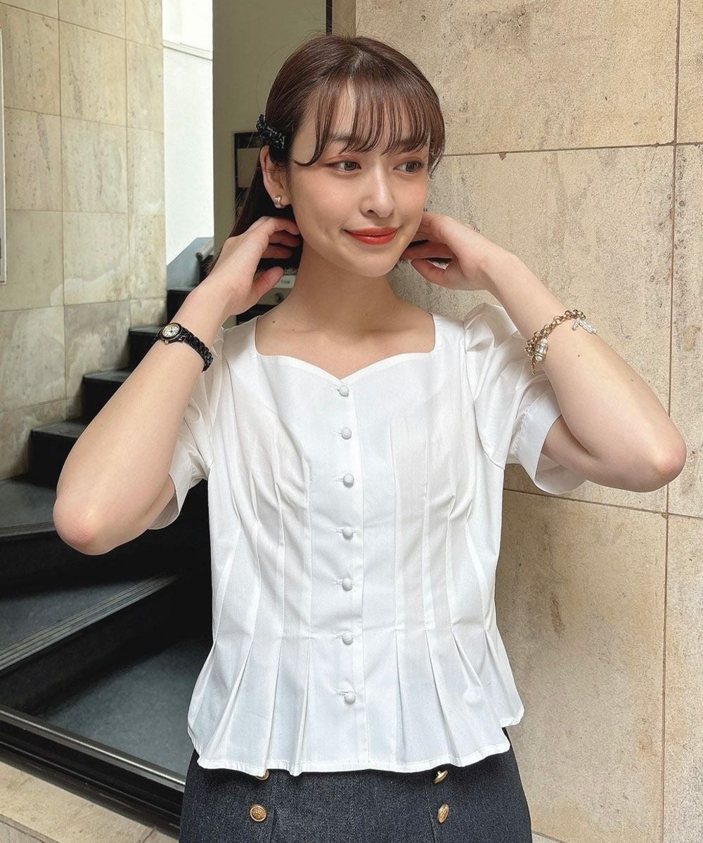 □コルセットタックブラウス/an another angelus [50BF02h014] | F