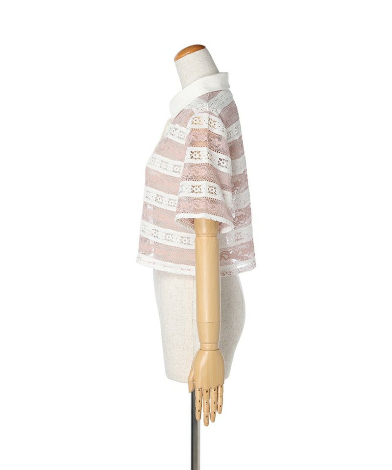 サイド (light pink×white)