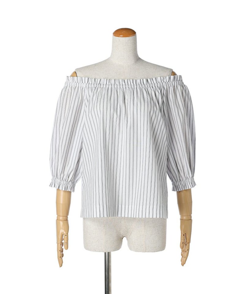 リボン外した状態 (off white × black)