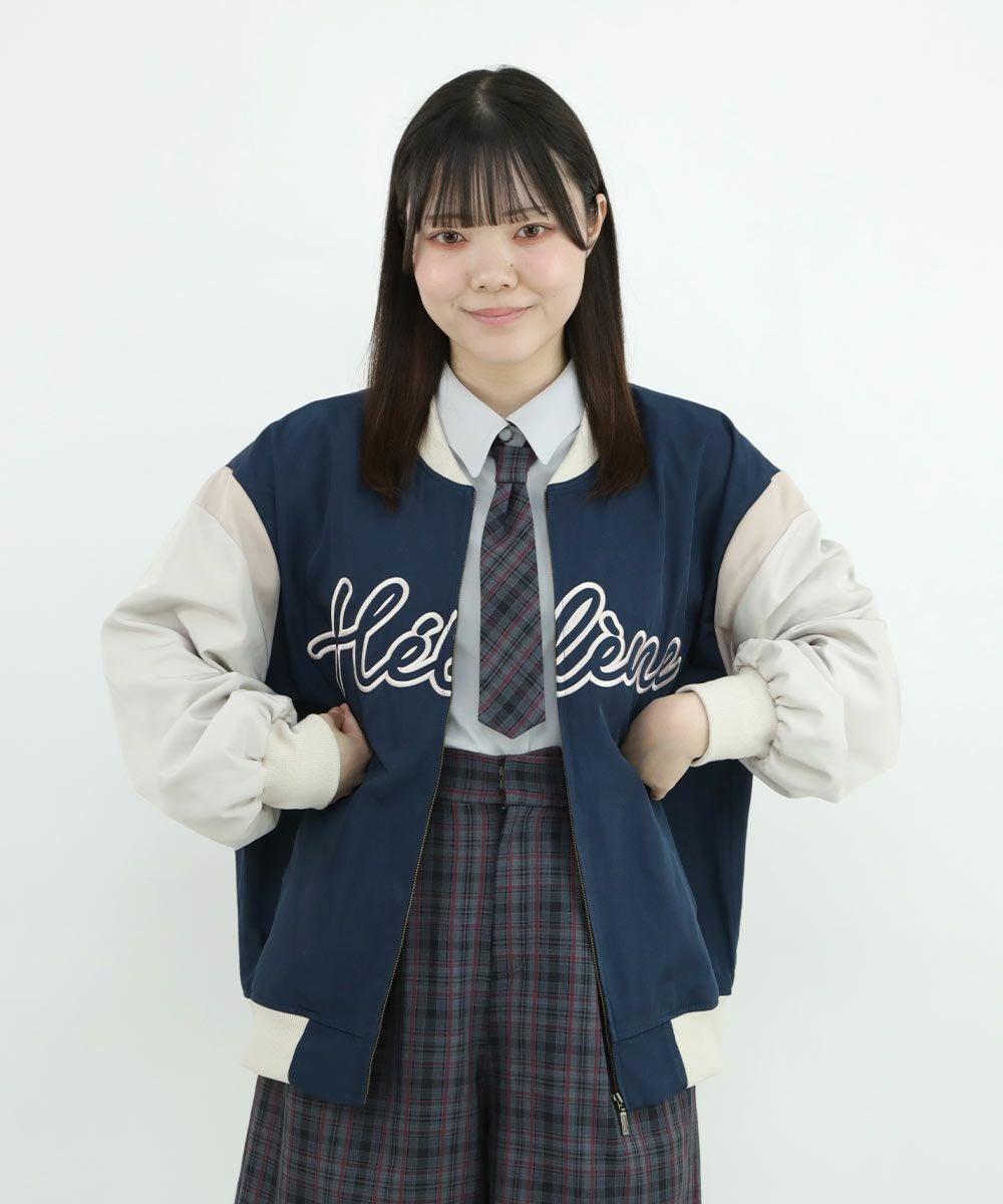 fano studios ロゴ刺繍スタジャン　fanostudios 即日発送 □フロントロゴ刺繍スタジャン/F i.n.t [51AD02j003] | F i.n.t公式
