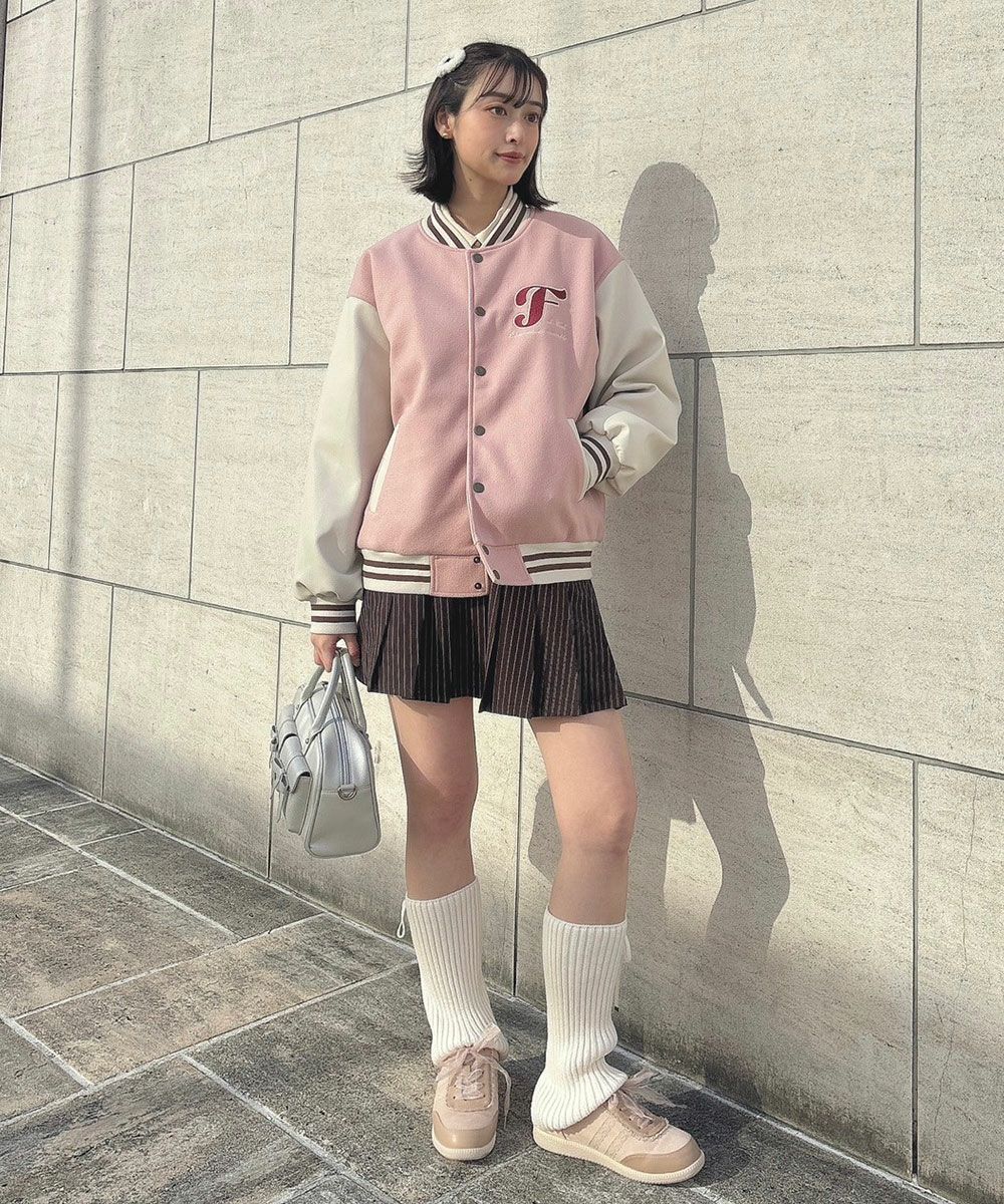 brown×white / 165cm