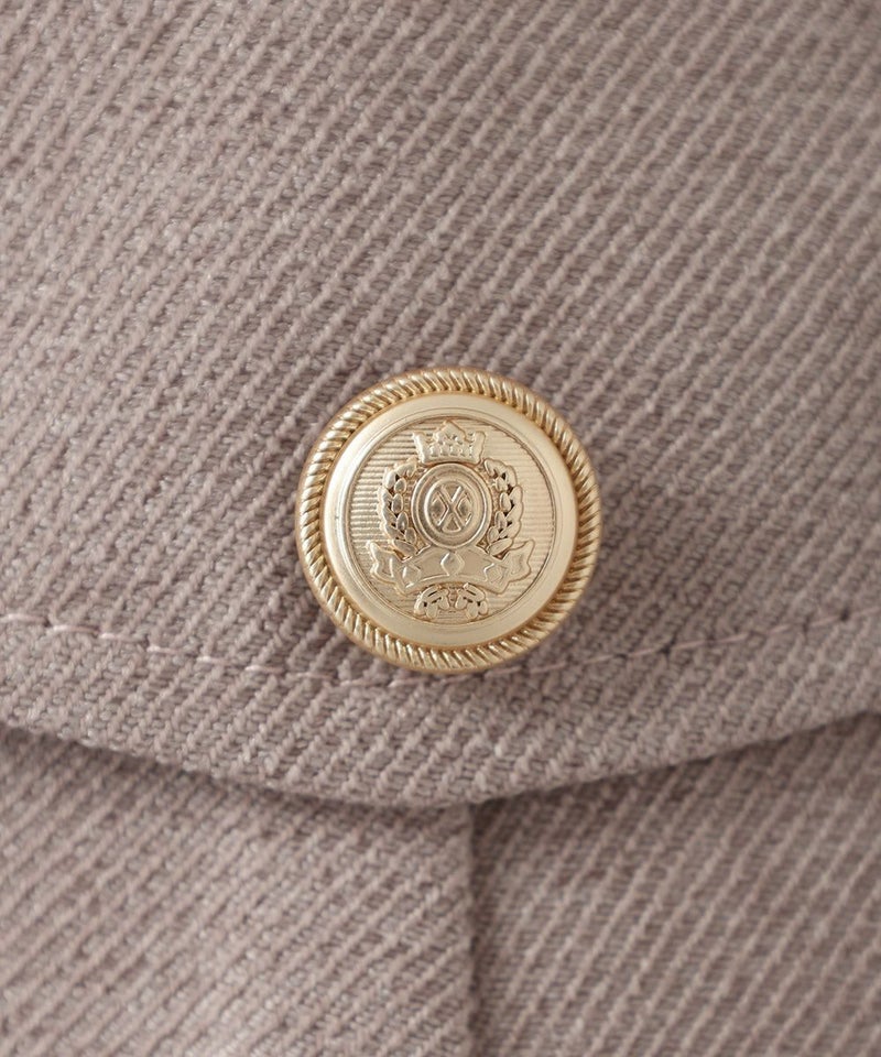 釦アップ (pink beige)