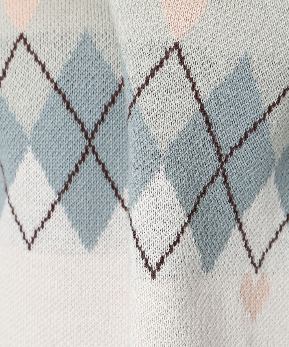 生地アップ (mint gray)