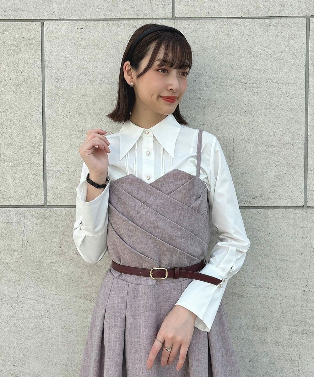 □カシュクールタックキャミワンピース/an3 Limited [51DE02f002] | F