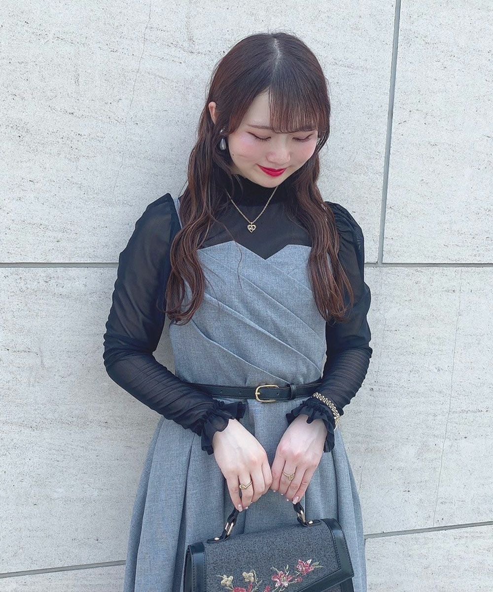 □カシュクールタックキャミワンピース/an3 Limited [51DE02f002] | F