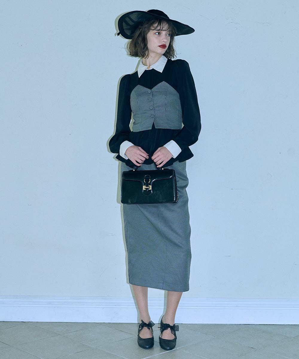 □ミニチェックビスチェ/an3 Limited [51DF03f002] | F i.n.t公式通販