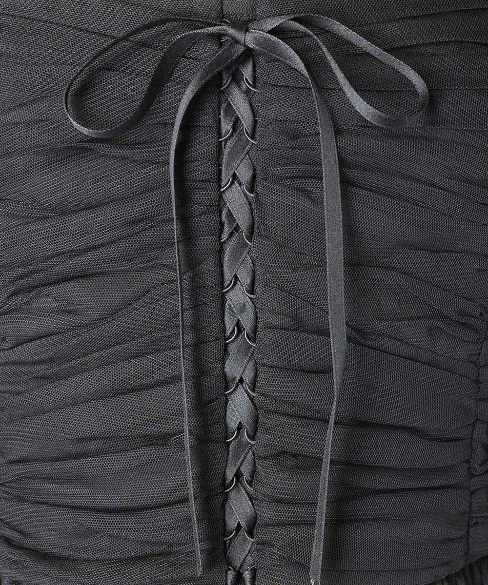 □レースアップチュールビスチェ/an another angelus [50BF03f017] | F