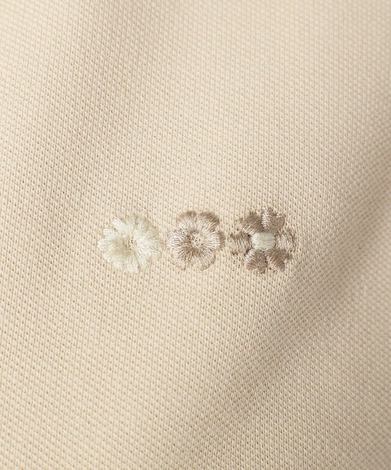 刺繍 (pink beige)