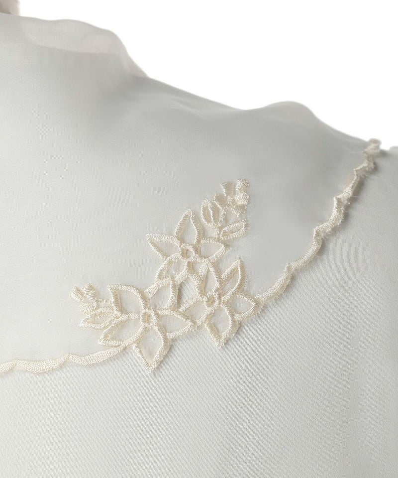 刺繍アップ / バック (off white)