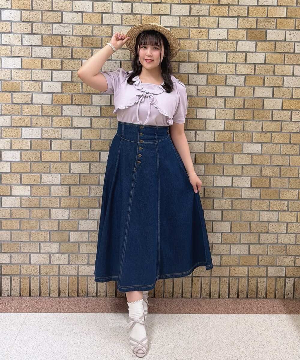 indigo / 158cm / 着用サイズ：2