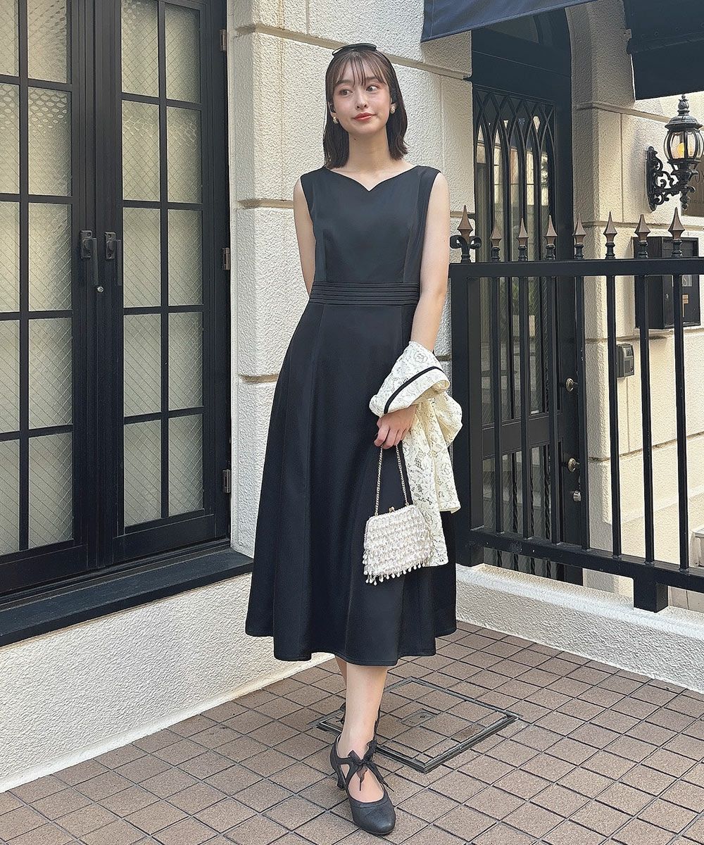 サイズ展開】レースジャケット付きハートカットワンピース/an another