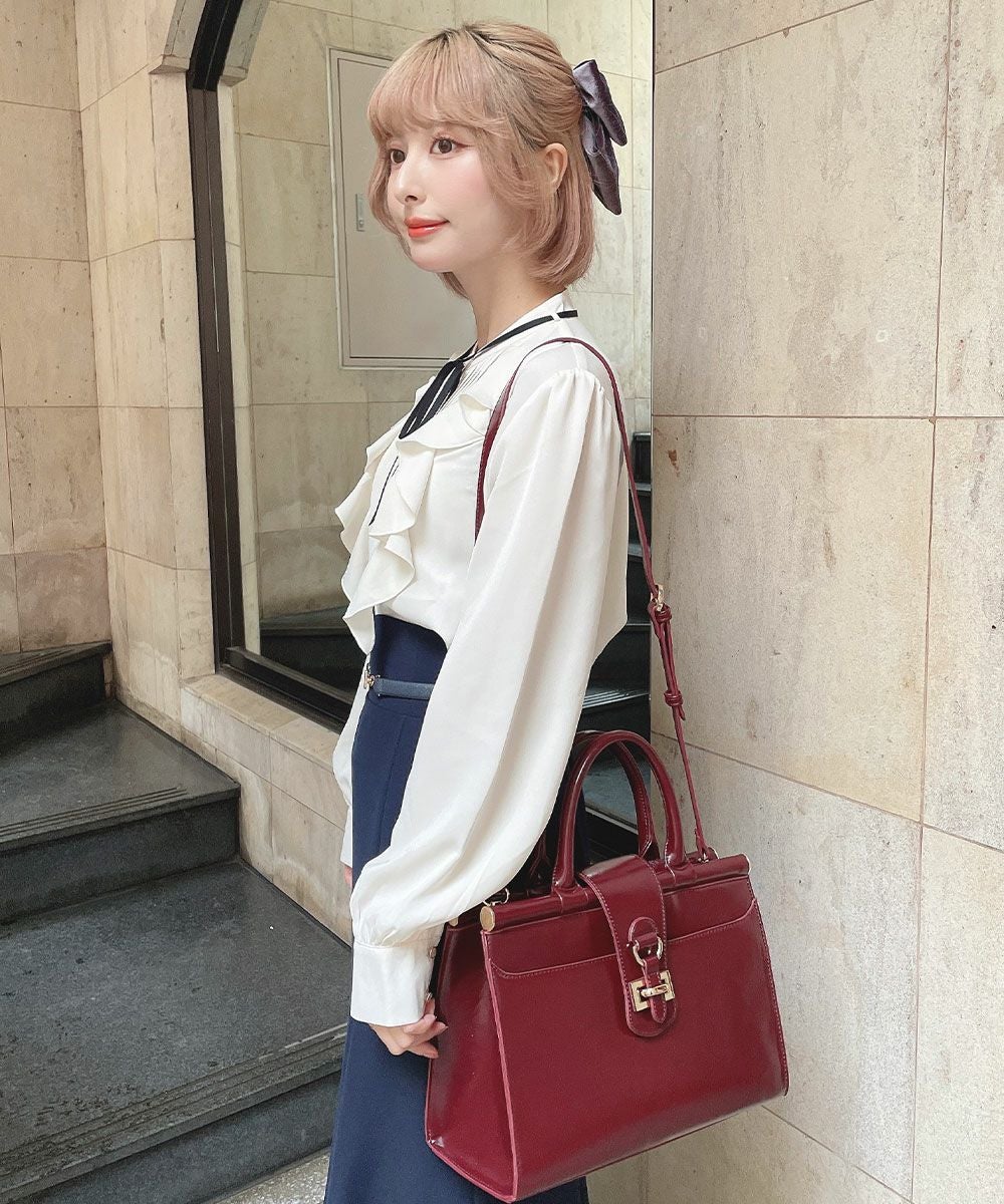 WEB限定】ベルトデザイントートバッグ/an another angelus [00BC01a002