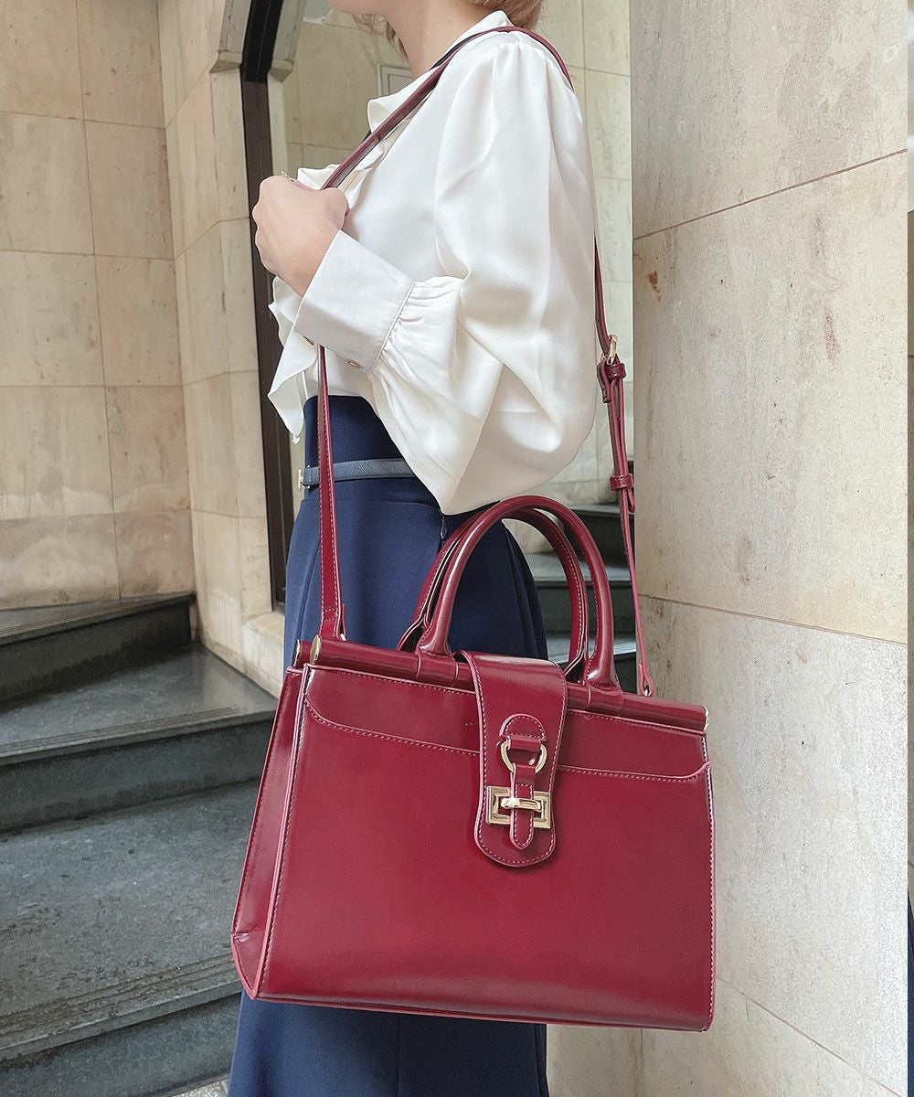 WEB限定】ベルトデザイントートバッグ/an another angelus [00BC01a002