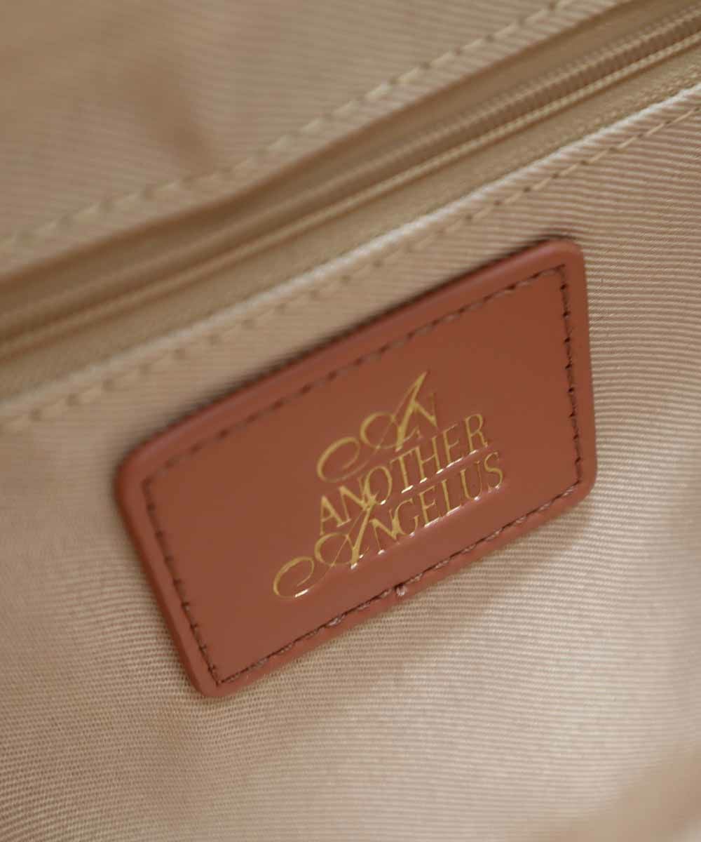 WEB限定】フレームローズ刺繍別珍がま口バッグ/an another angelus