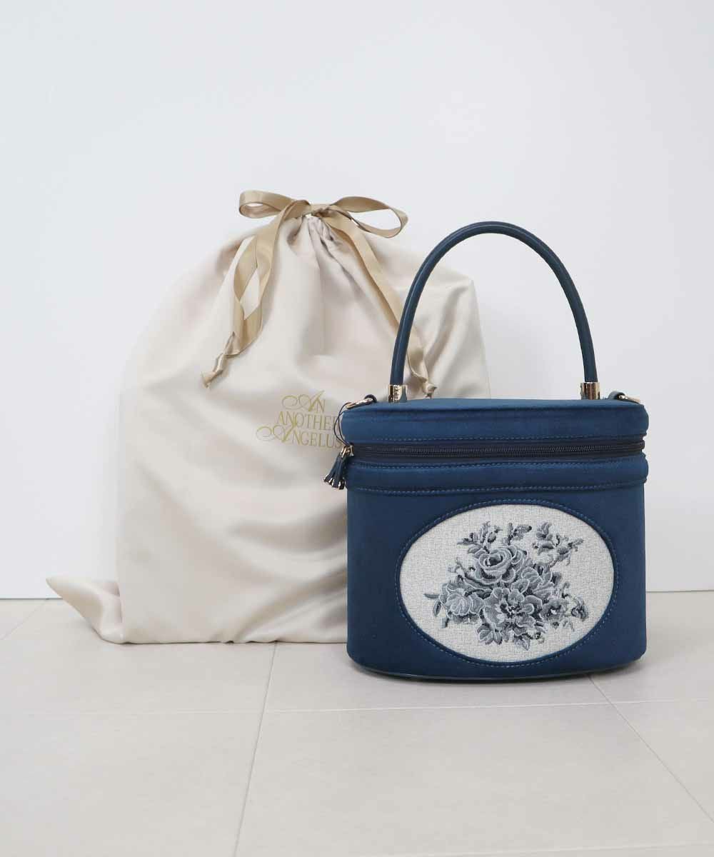 WEB限定】フレームローズ刺繍バニティバッグ/an another angelus