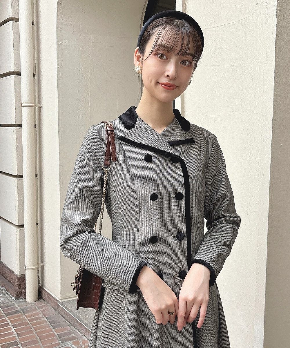 □【WEB限定】別珍使いセットアップ風ワンピース/an3 Limited