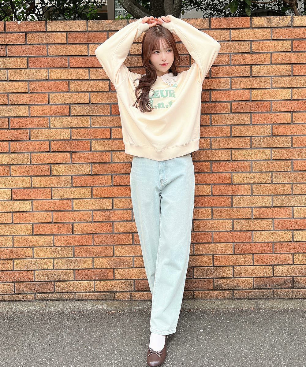 ivory / 157cm / ブラウスとのレイヤード