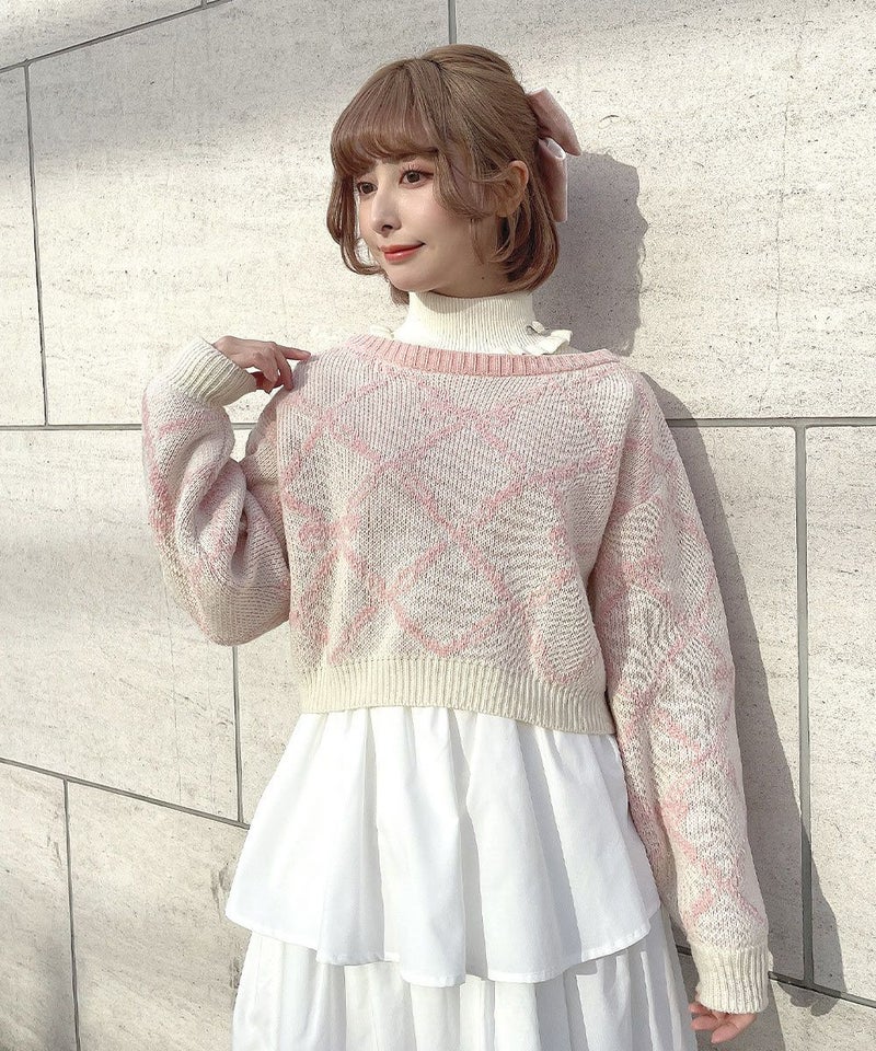 ivory×pink / 152cm