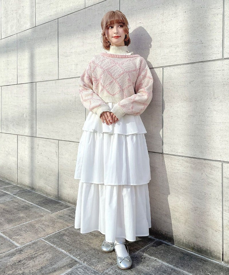 ivory×pink / 152cm
