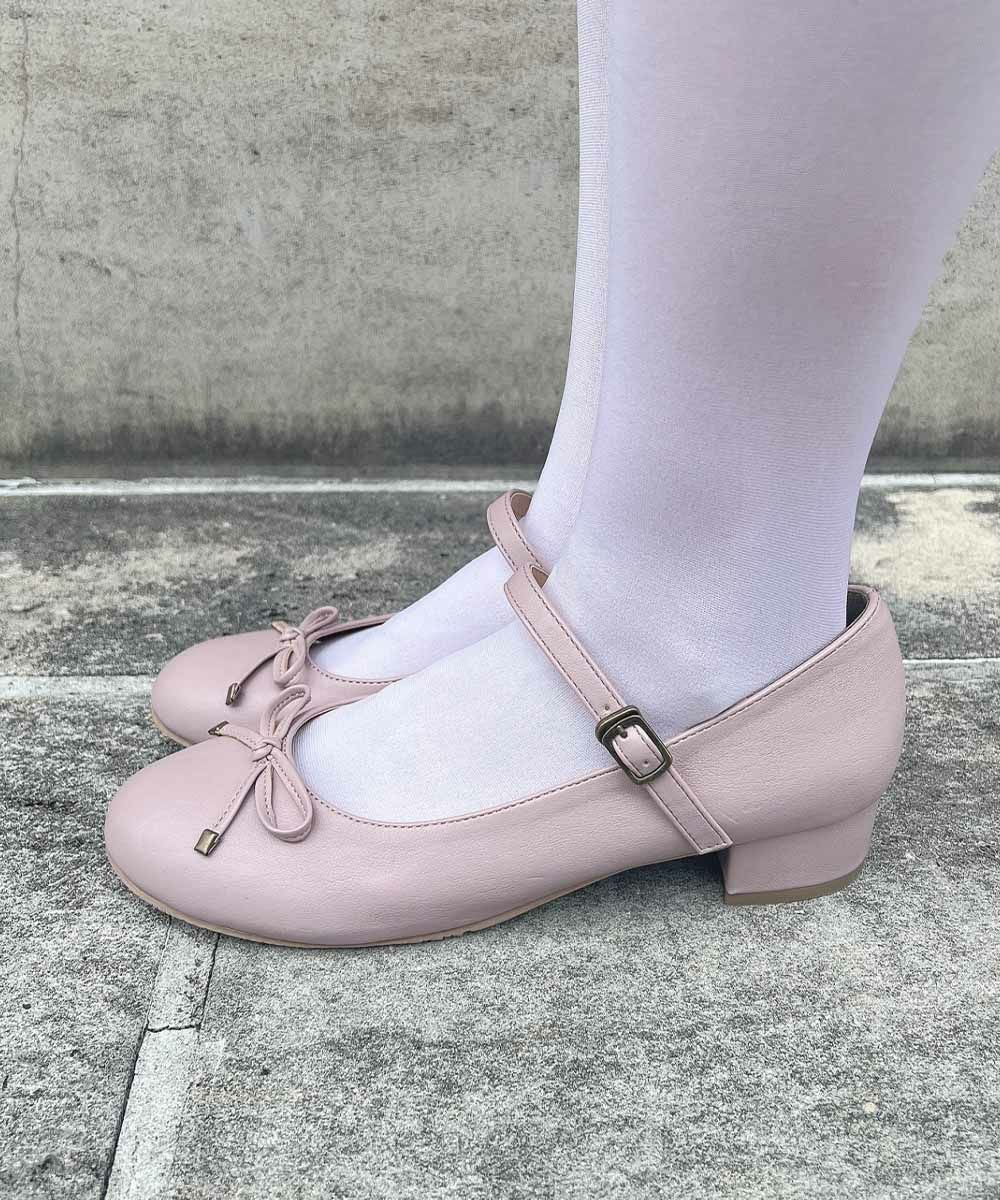 サイズ展開】ストラップ付きリボンバレエシューズ/F&A [00CA01c002