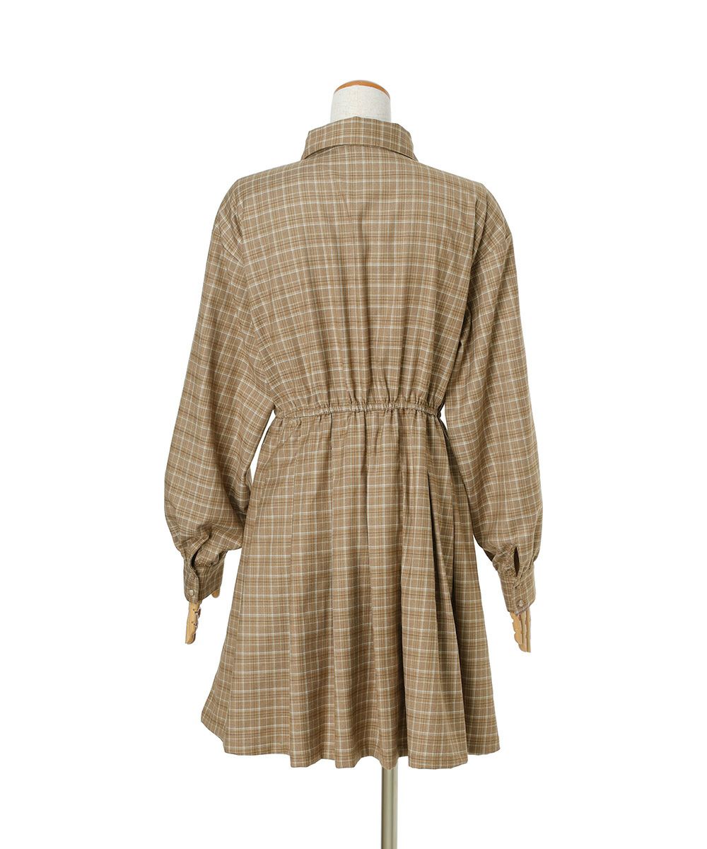 バック (beige×brown)