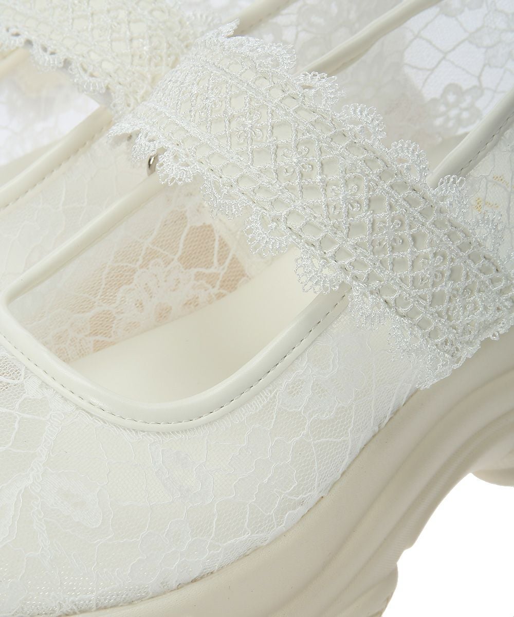 レース部分 (off white)