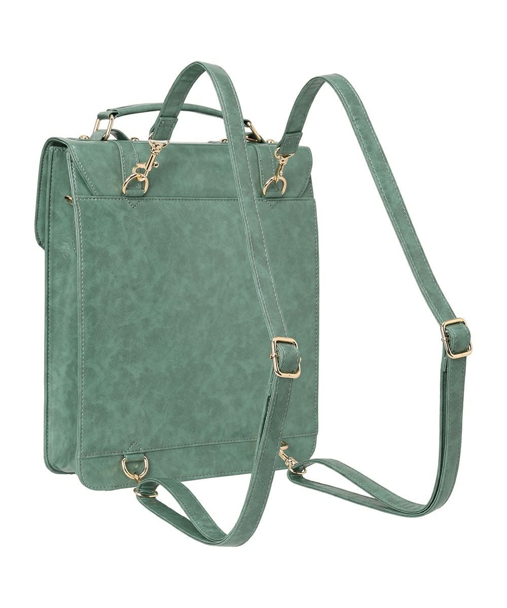 □ダブルベルト縦型サッチェルバッグ/F i.n.t [53AC02a004] | F i.n.t