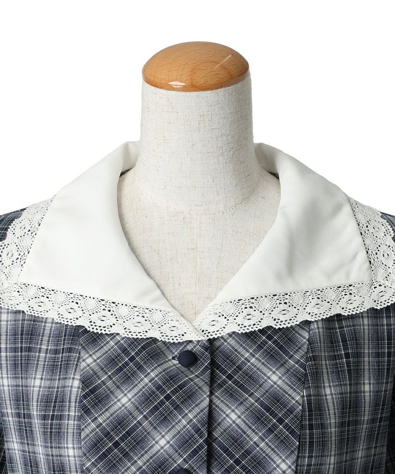 フロントアップ (navy×white)