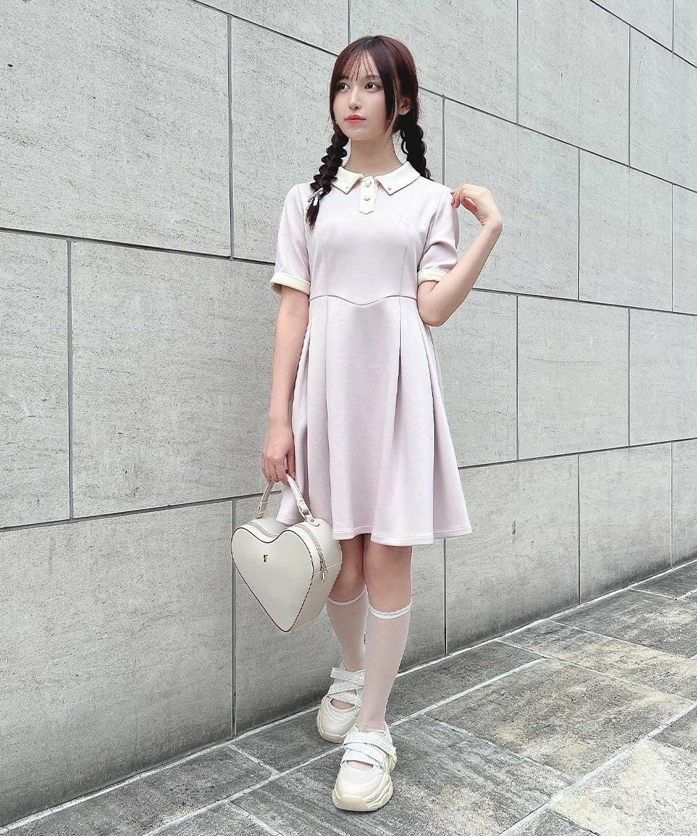 □クレリックダンボールニットワンピース/F i.n.t [53AE06h004] | F