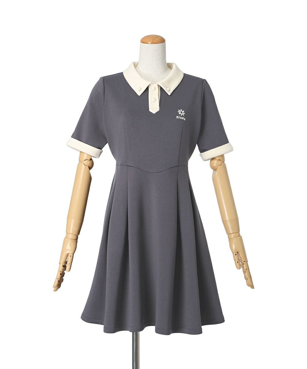 □クレリックダンボールニットワンピース/F i.n.t [53AE06h004] | F