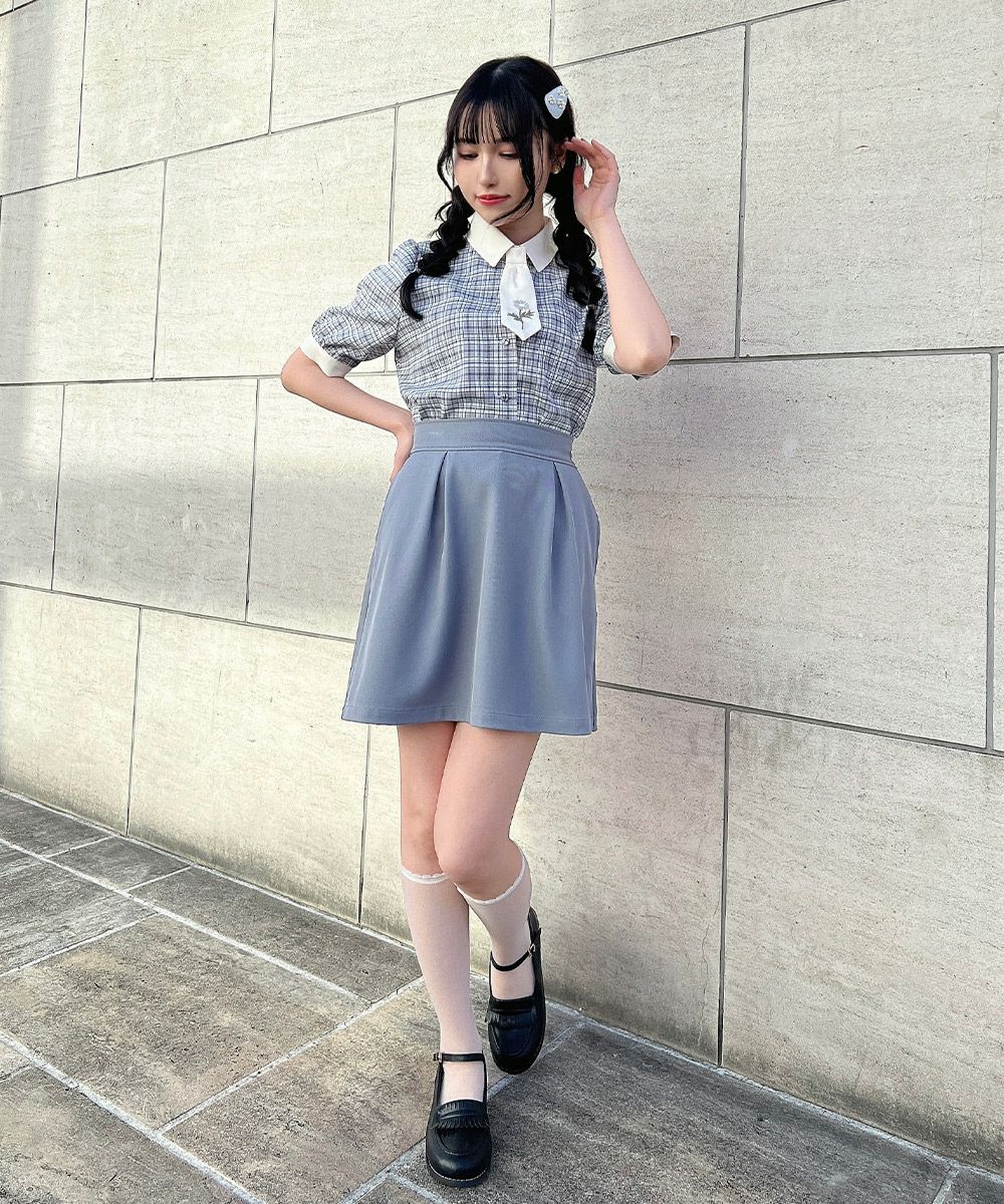 navy×white / 157cm
