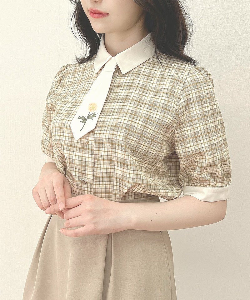 beige×white / 157cm