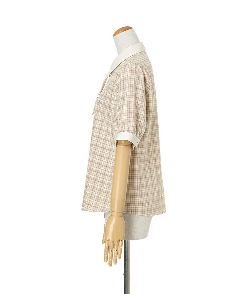 サイド (beige×white)