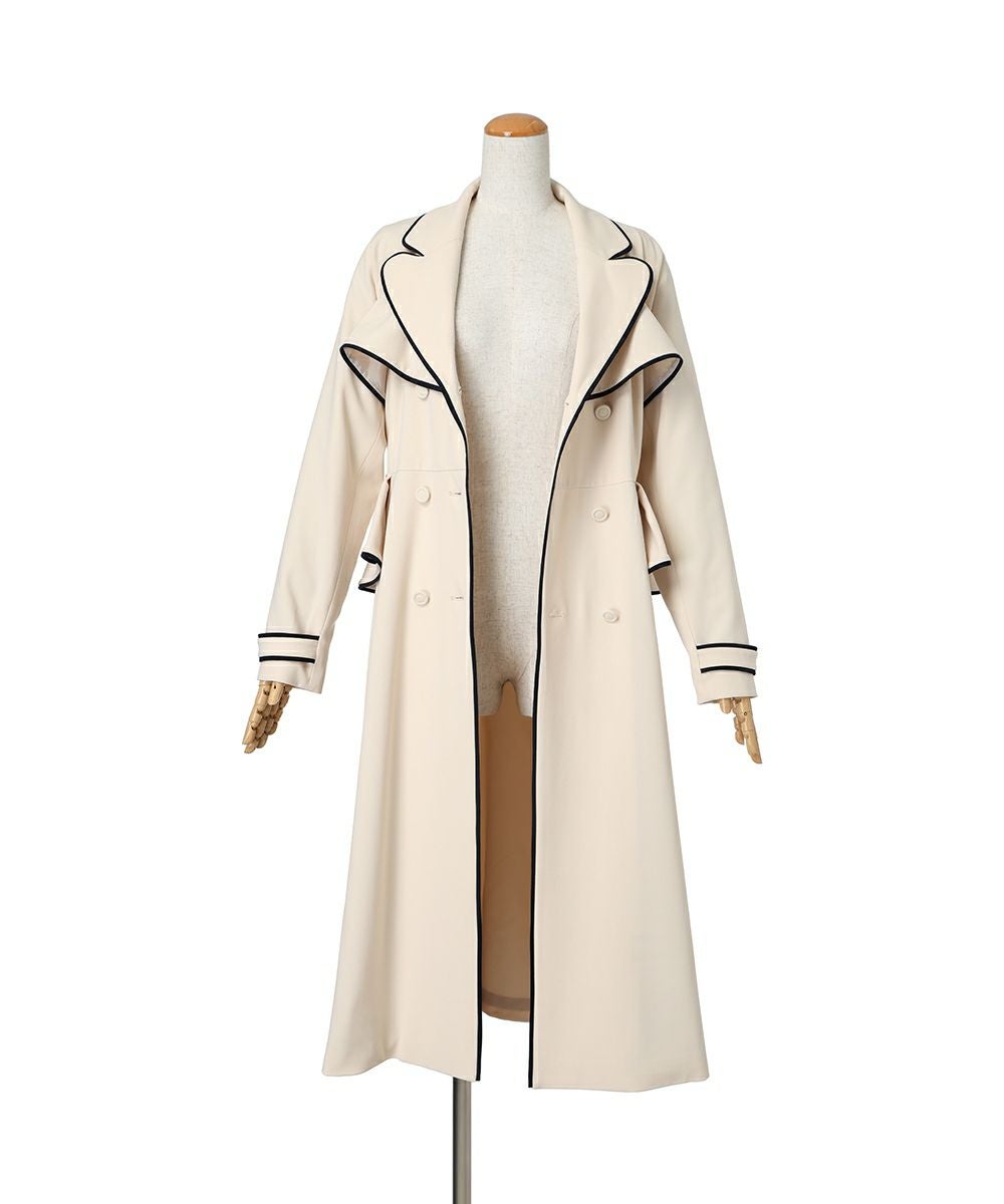 前を開けた状態 (ivory)