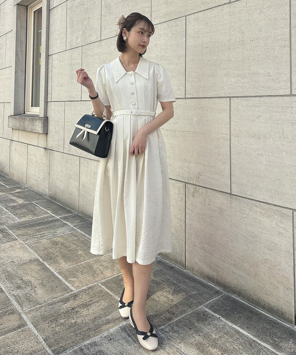 □タイル風エンボス柄ワンピース/an another angelus [53BE03h003] | F