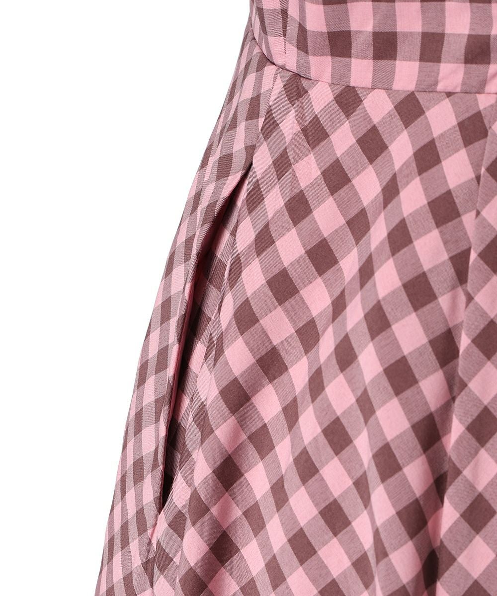 サイドポケット (pink×brown)