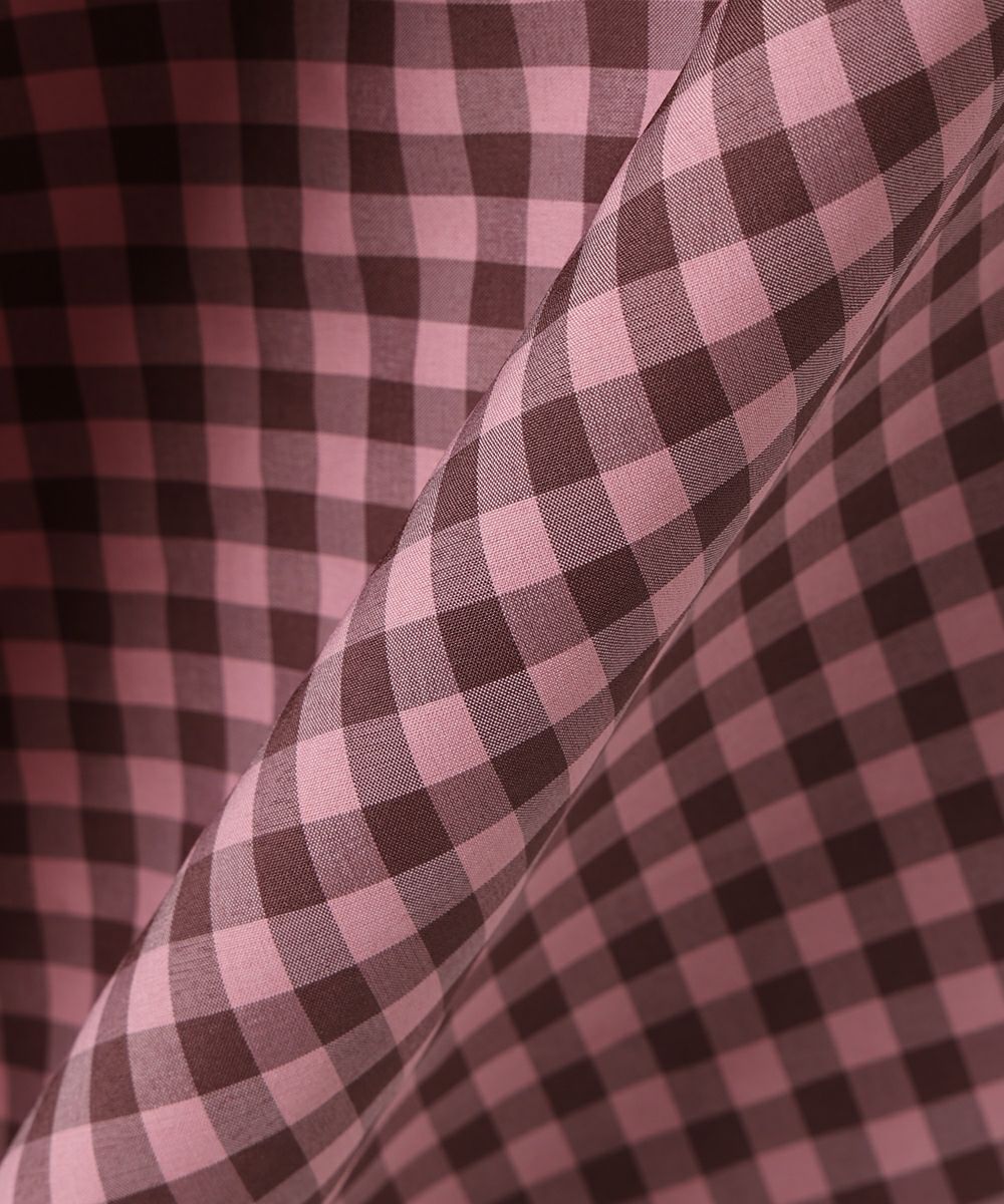 生地アップ (pink×brown)