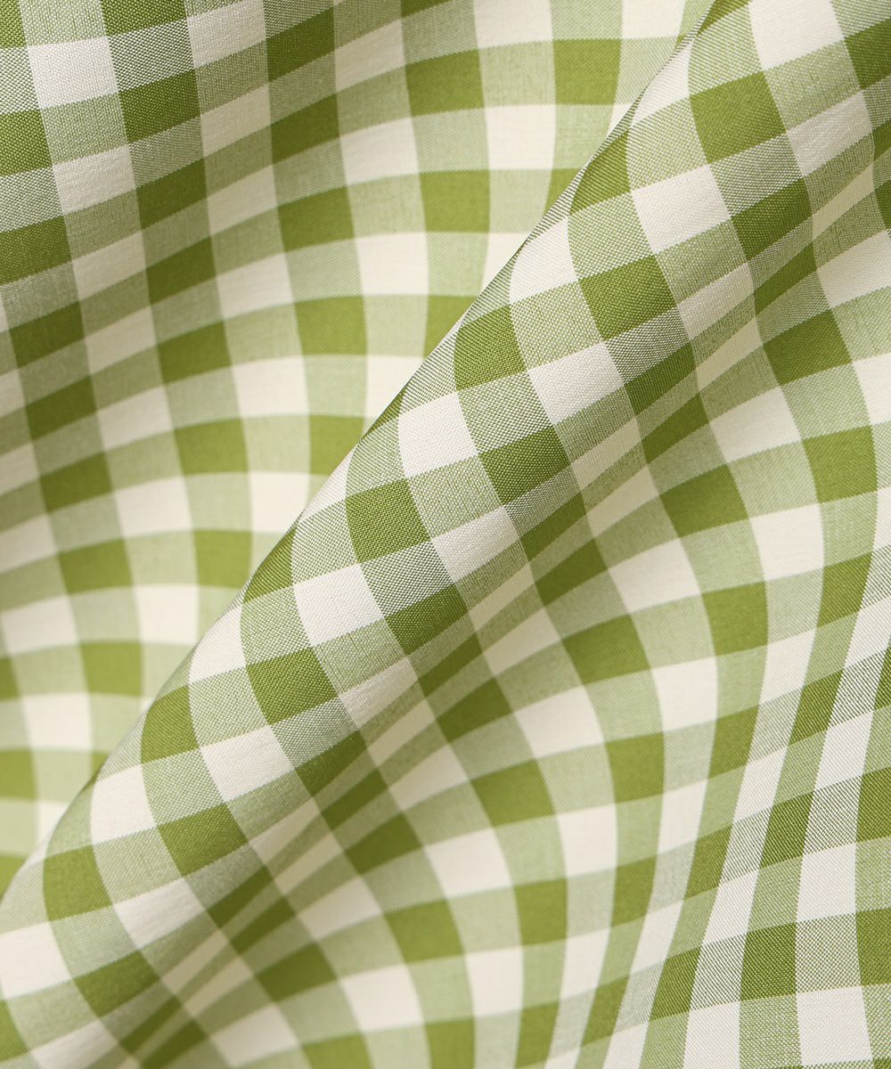 生地アップ (green×white)