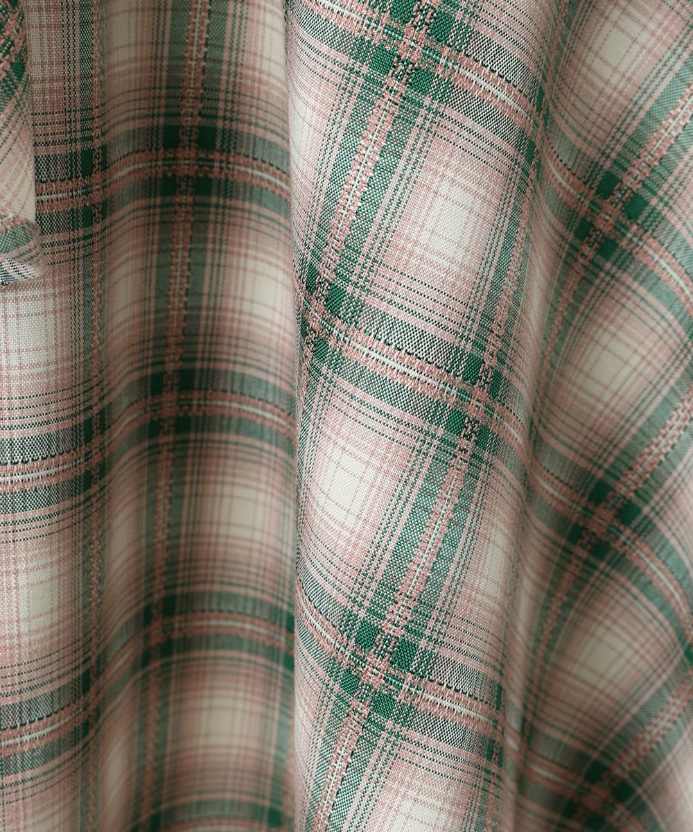 生地アップ (green×pink)