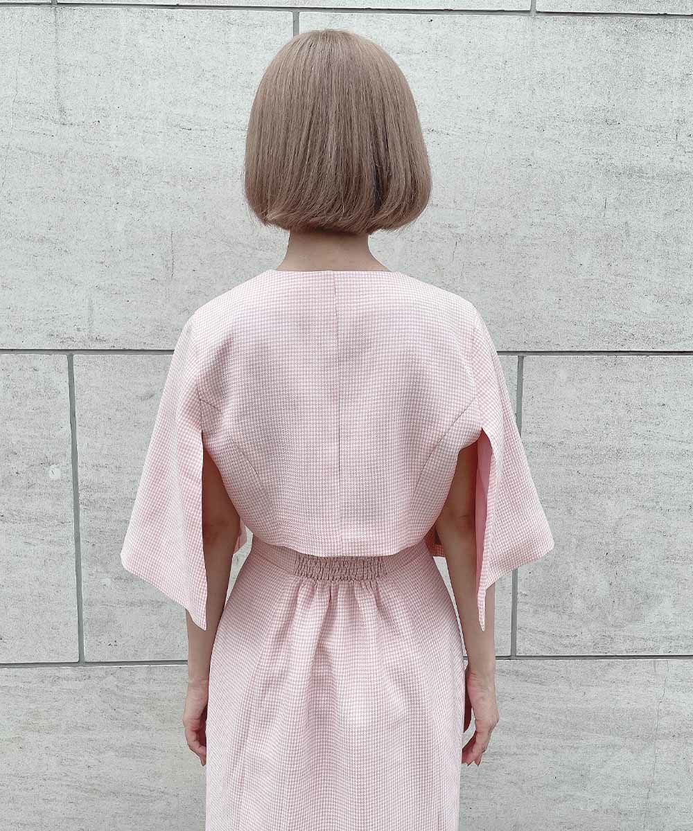 light pink×white / 152cm