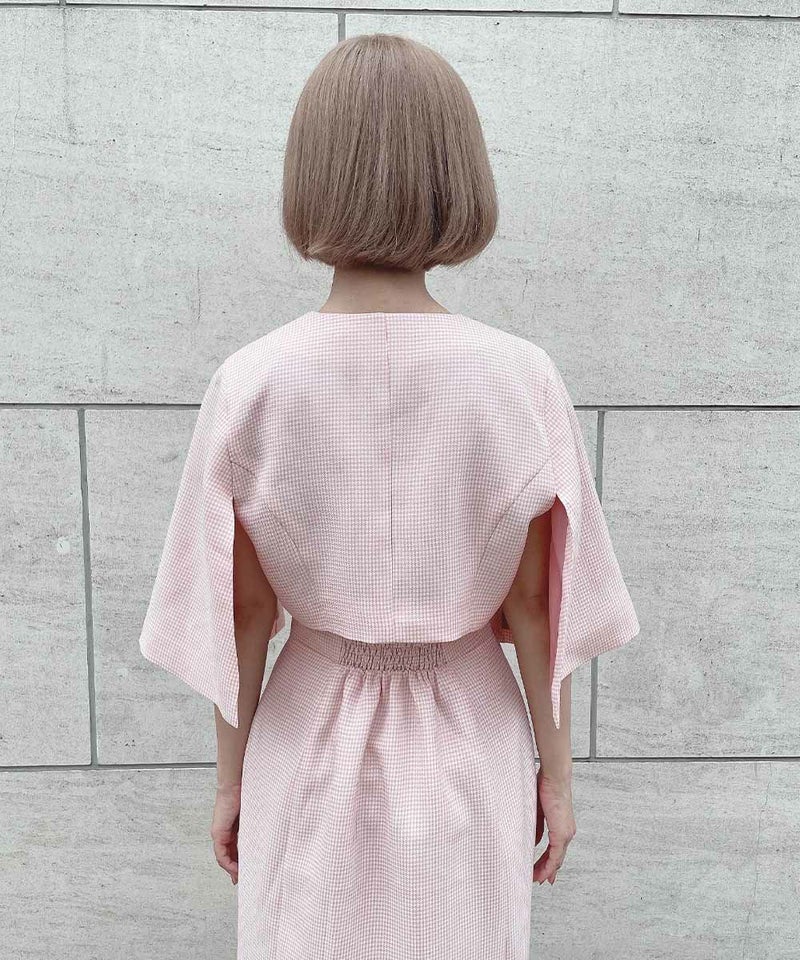 light pink×white / 152cm