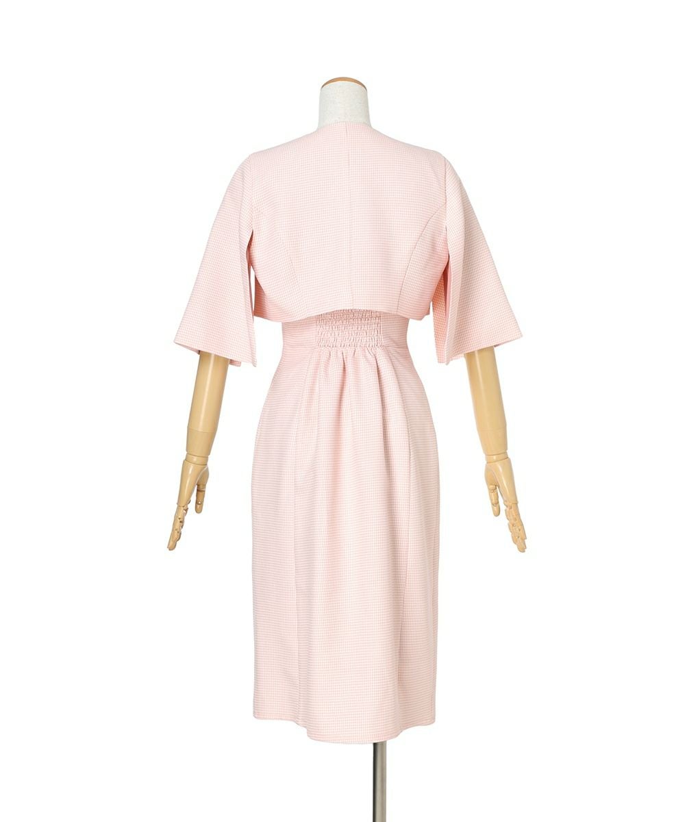 バック (light pink×white)