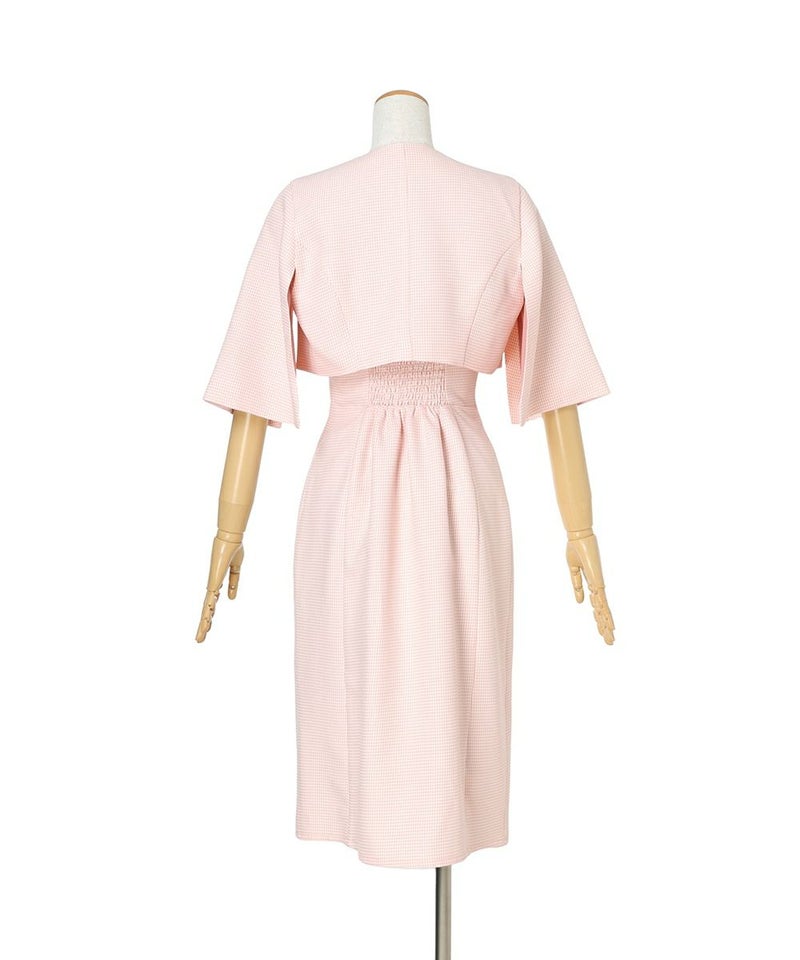 バック (light pink×white)