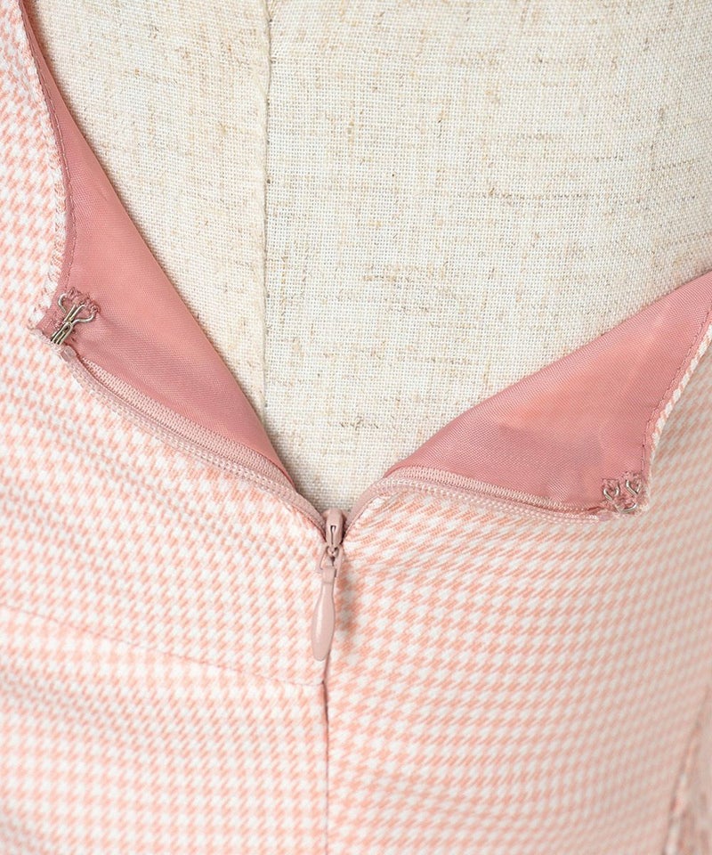 サイドファスナー (light pink×white)